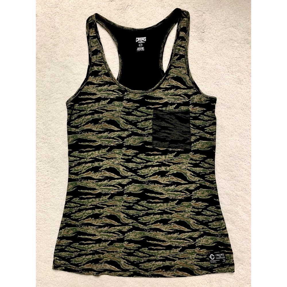Crooks & Castle Camo Longline Tanktop